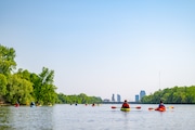 The Michigan Department of Natural Resources designated the Lower Grand River as a Water Trail. The Lower Grand River flows 96 miles, from Portland to Grand Haven, and features 35 public access points along the way. (Photo Courtesy of Raul Alejandro)
