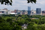 The downtown skyline of Grand Rapids, Michigan on Thursday, July 6 2023. (Joel Bissell | MLive.com) 