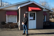 Dave Morris poses for a portrait outside his restaurant, D&R's Daily Grind Cafe in Portage, Michigan, on Tuesday, Dec. 1, 2020. The cafe will be closing permanently on Feb. 25, 2024. (Joel Bissell | MLive.com)