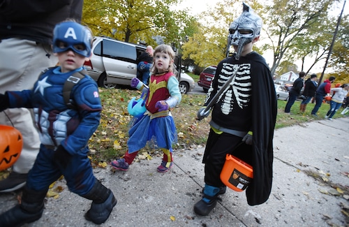 Trick-or-treating in Jackson