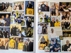 Greg Harden, the late Michigan athletic counselor extraordinaire, celebrated  