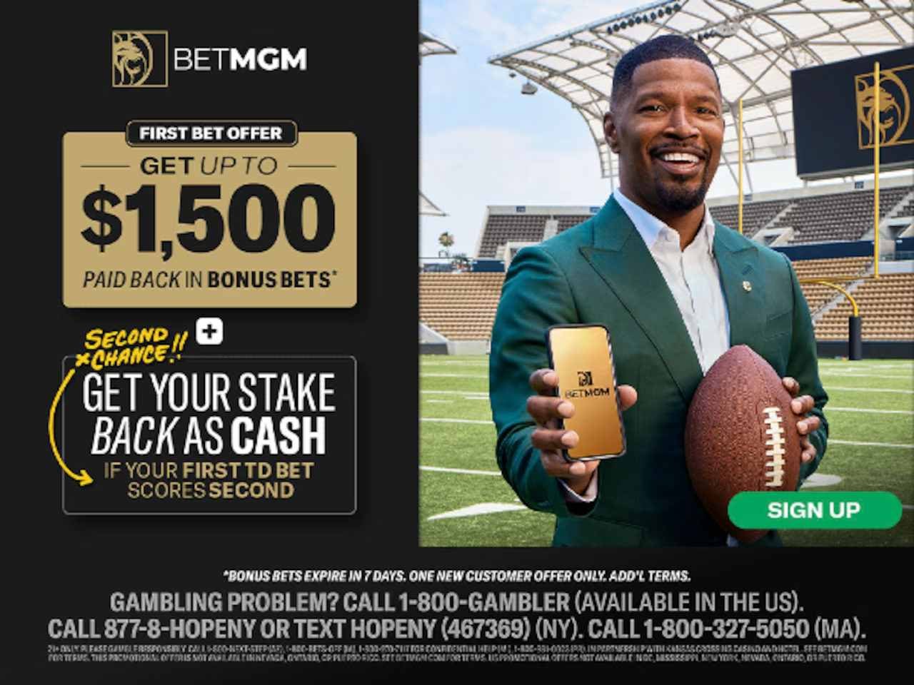 BetMGM bonus code MLIVEMGM: See how to claim your bonus bets 