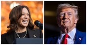 Vice President Kamala Harris and former President Donald Trump (MLive file photos)