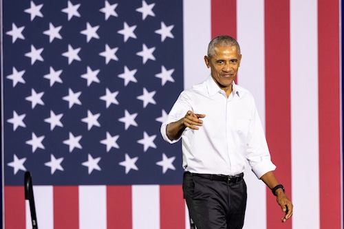 Obama speaks in Detroit in support of Kamala Harris