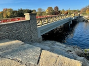 Ann Arbor's new Gallup Park bridge on Oct. 17, 2024. (Ryan Stanton | MLive.com)