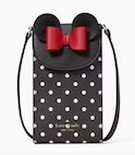 Disney X Kate Spade New York Minnie Mouse North South Flap Phone Crossbody