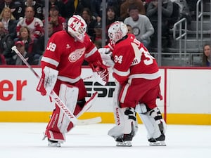 Red Wings stress need to get two goalies in a groove