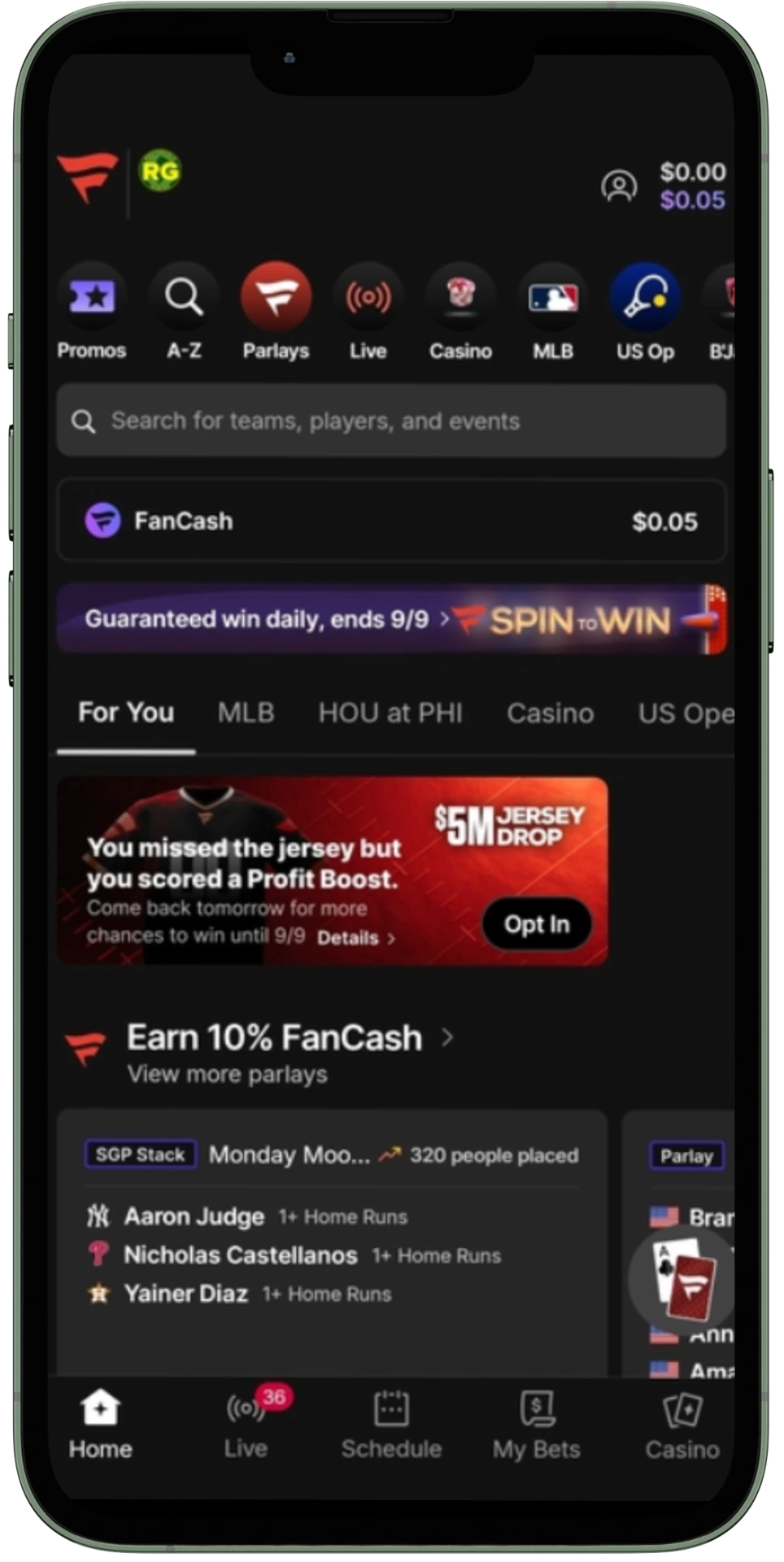Fanatics Sportsbook APP